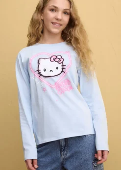 Enfant Hello Kitty Vêtements Enfant|Filles 9-16 Ans·T-Shirts & Chemisiers|T-shirt manches longues 100% coton