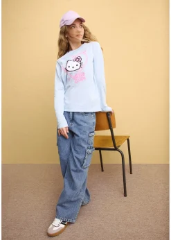 Enfant Hello Kitty Vêtements Enfant|Filles 9-16 Ans·T-Shirts & Chemisiers|T-shirt manches longues 100% coton