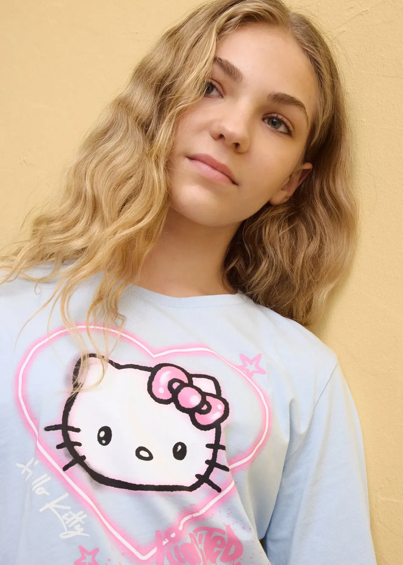 Enfant Hello Kitty Vêtements Enfant|Filles 9-16 Ans·T-Shirts & Chemisiers|T-shirt manches longues 100% coton