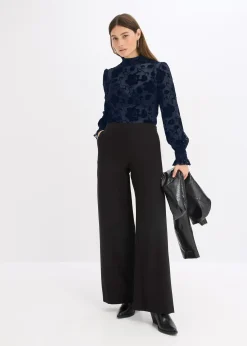 bonprix T-shirt manches longues légèrement transparent|Femme T-Shirts & Tops