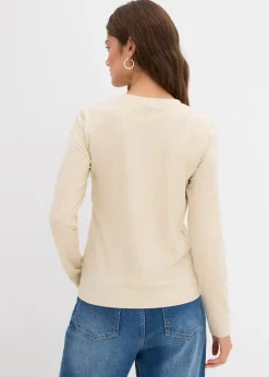 Femme bonprix Basiques|T-Shirts & Tops|T-shirt manches longues près du corps