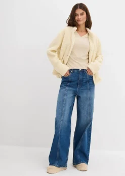 Femme bonprix Basiques|T-Shirts & Tops|T-shirt manches longues près du corps