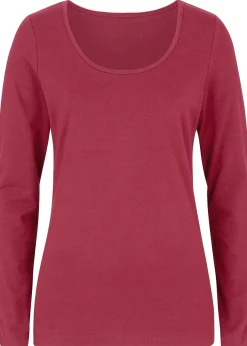 Femme bonprix Basiques|T-Shirts & Tops|T-shirt manches longues près du corps
