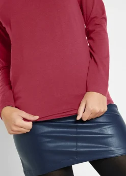 Femme bonprix Basiques|T-Shirts & Tops|T-shirt manches longues près du corps