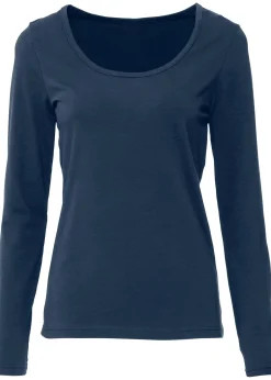 Femme bonprix Basiques|T-Shirts & Tops|T-shirt manches longues près du corps