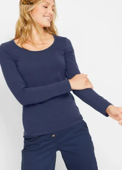 Femme bonprix Basiques|T-Shirts & Tops|T-shirt manches longues près du corps