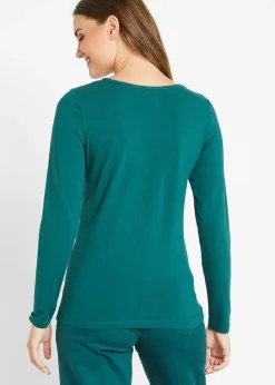 bonprix T-shirt manches longues près du corps|Femme Basiques|T-Shirts & Tops
