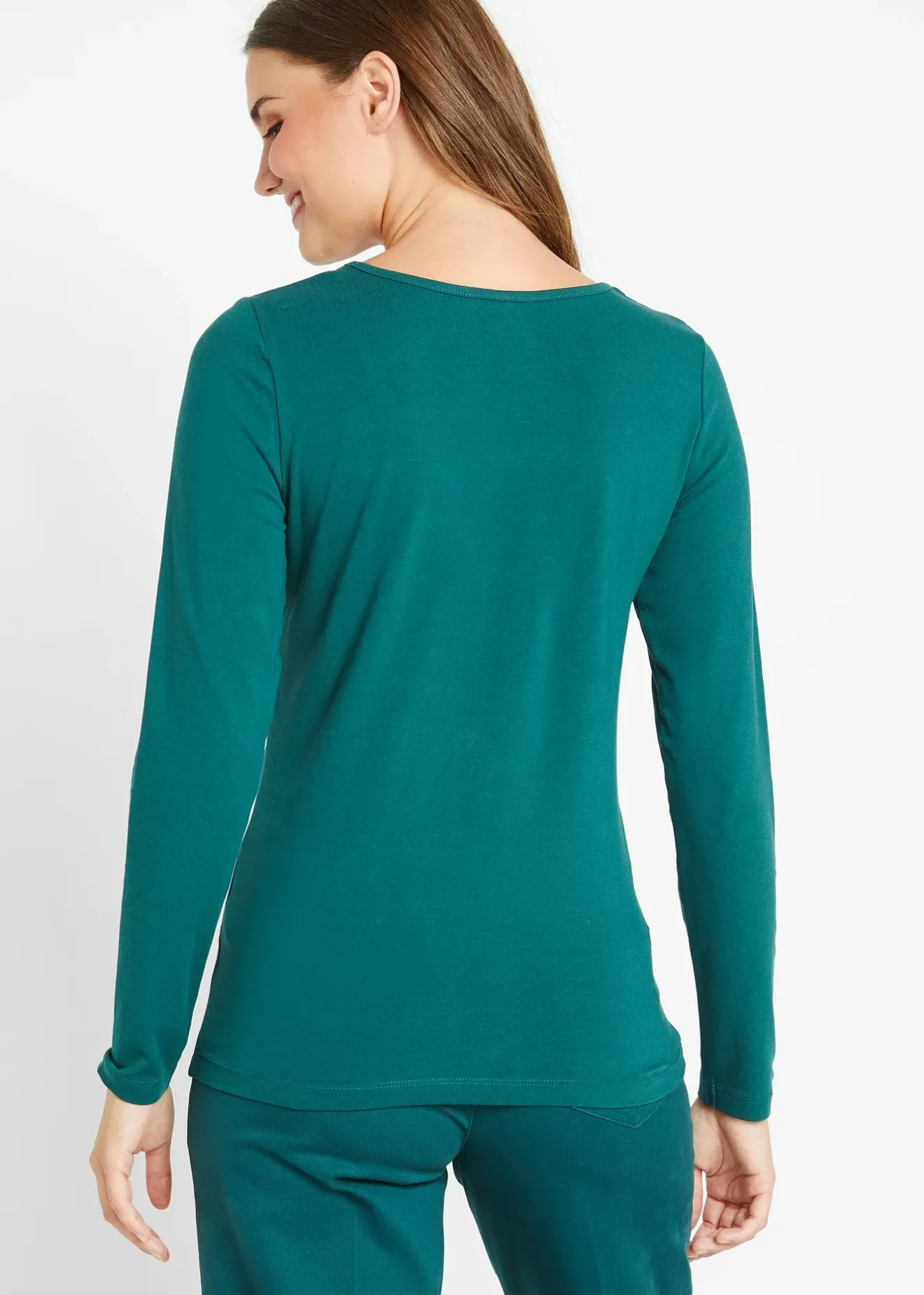 bonprix T-shirt manches longues près du corps|Femme Basiques|T-Shirts & Tops