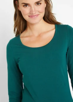 bonprix T-shirt manches longues près du corps|Femme Basiques|T-Shirts & Tops
