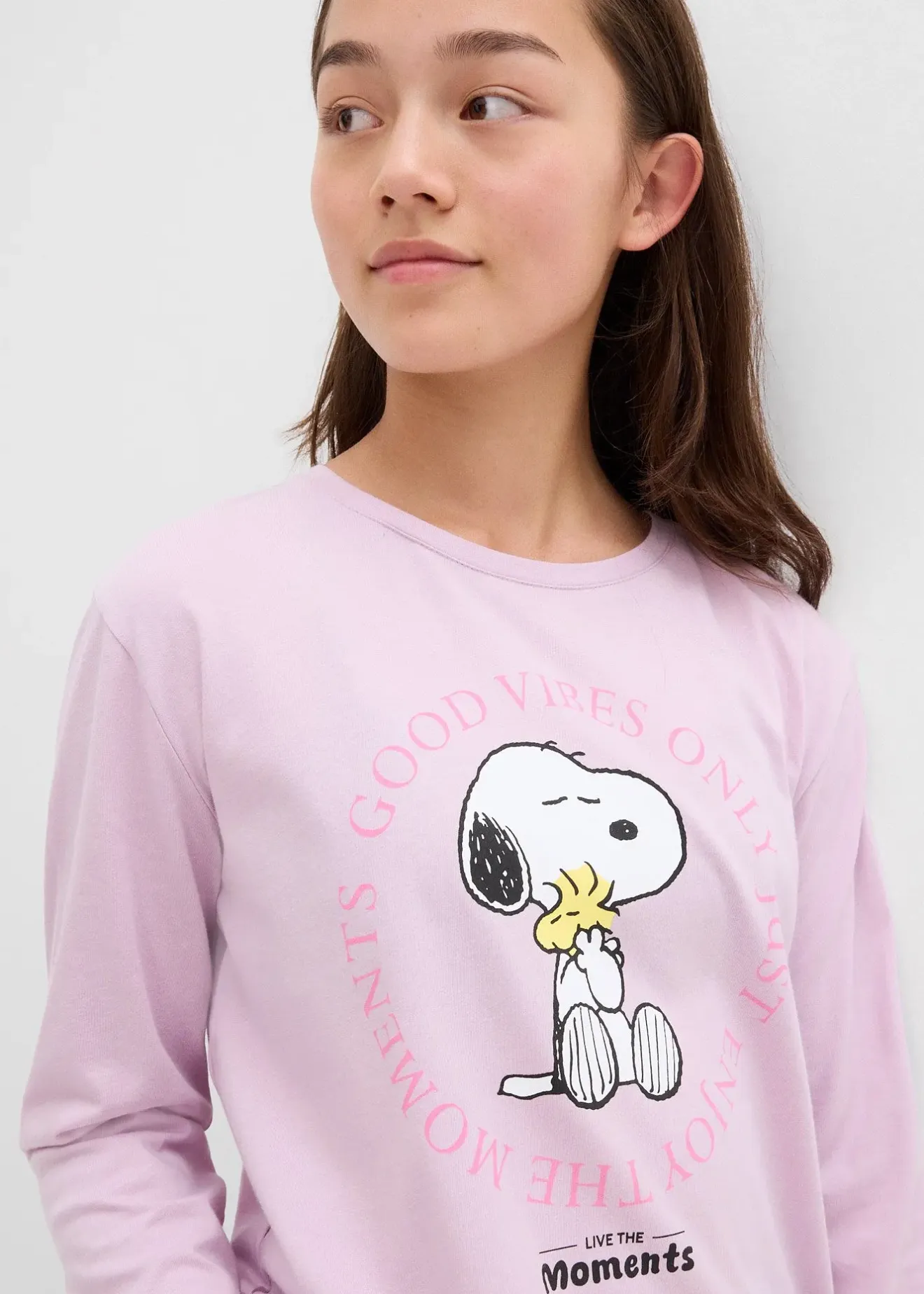 Peanuts T-shirt manches longues Snoopy 100% coton|Enfant Vêtements Enfant|Filles 9-16 Ans·T-Shirts & Chemisiers