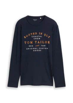 Tom Tailor T-shirt manches longues|Homme T-Shirts & Polos