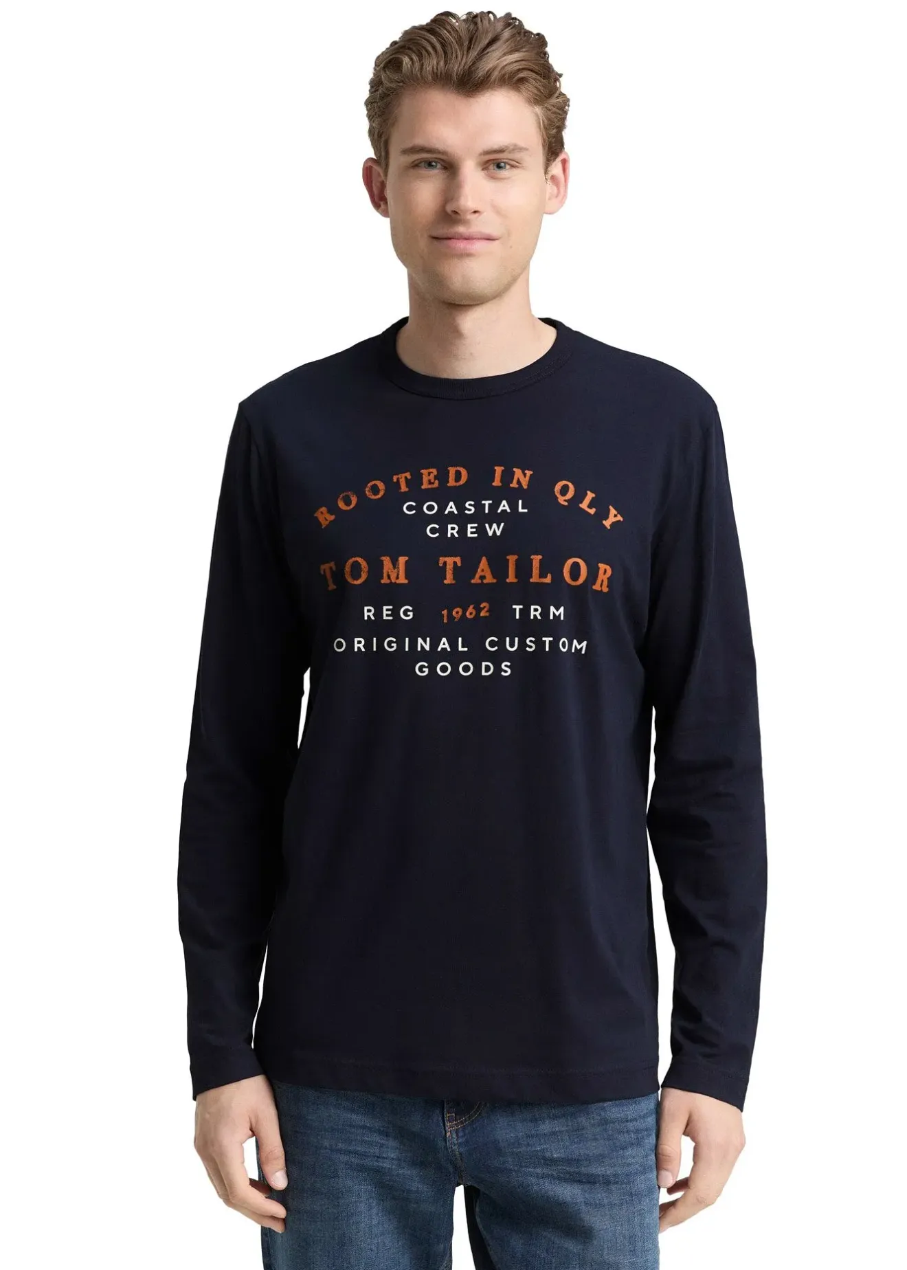 Tom Tailor T-shirt manches longues|Homme T-Shirts & Polos