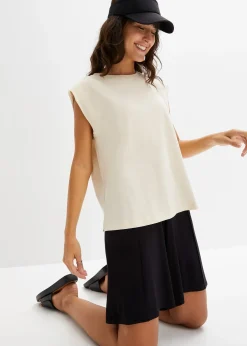 bonprix T-shirt oversize 100% coton|Femme Basiques|T-Shirts & Tops