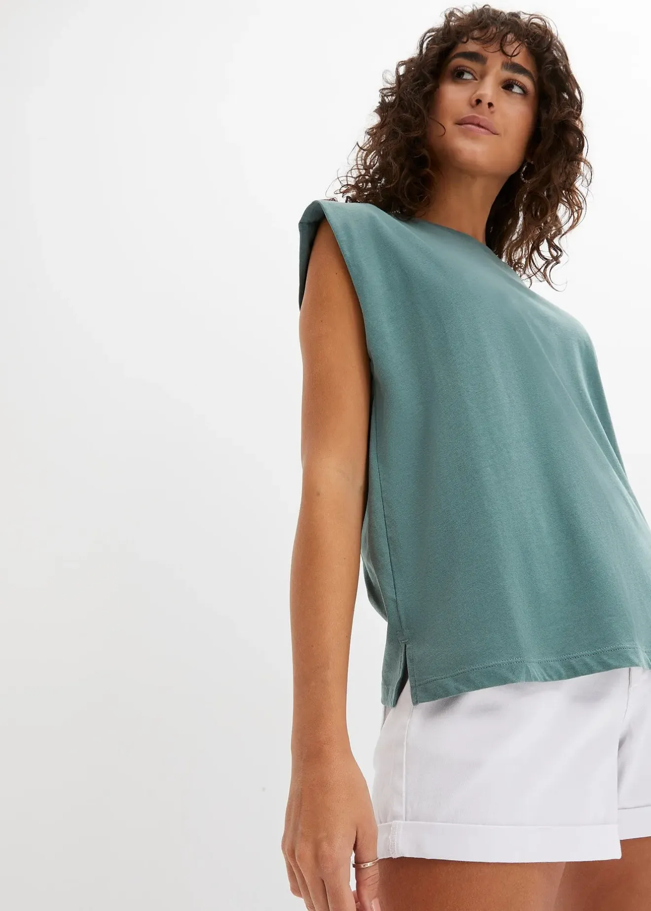 bonprix T-shirt oversize 100% coton|Femme Basiques|T-Shirts & Tops