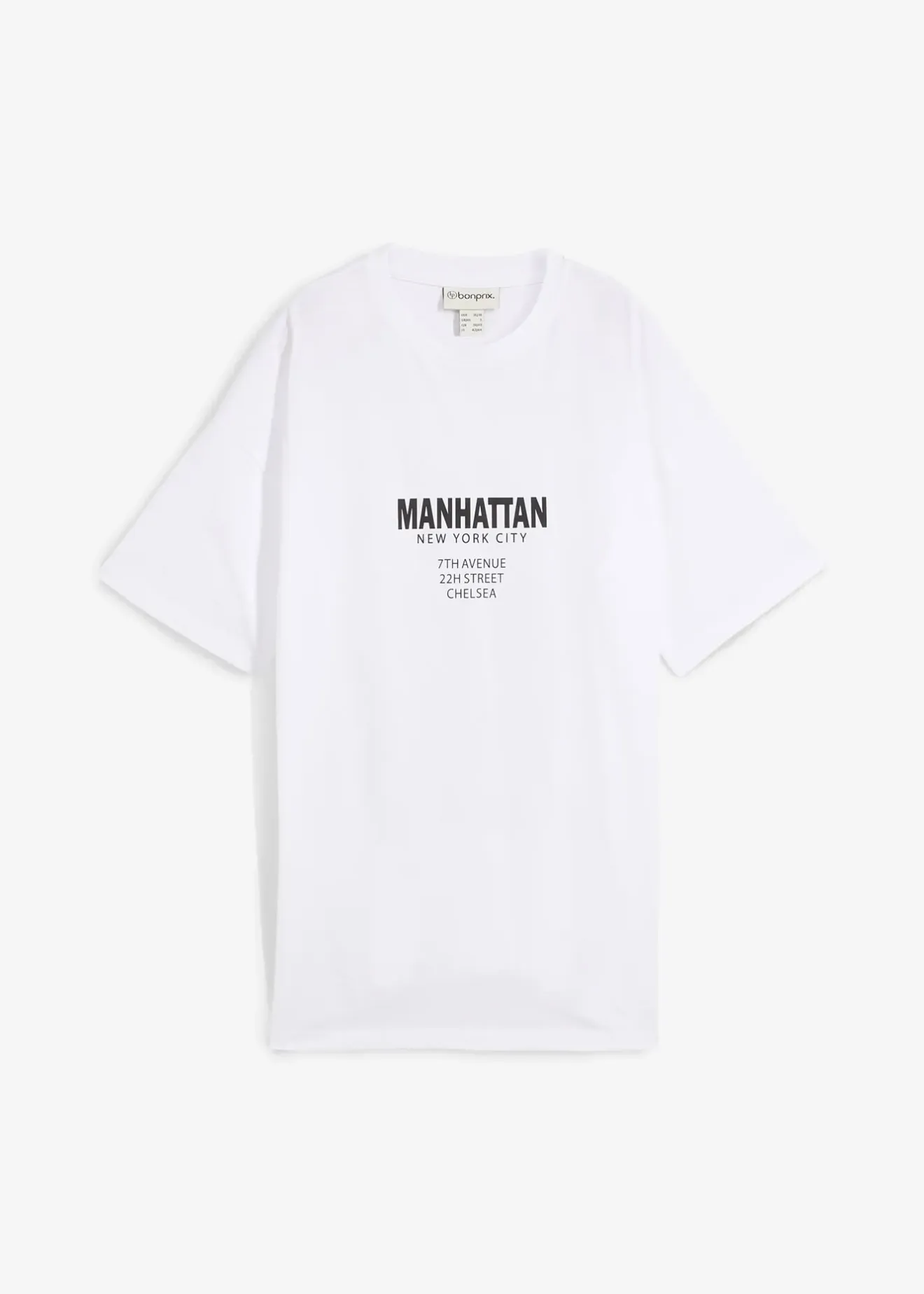 bonprix T-shirt oversize 100% coton|Femme T-Shirts & Tops