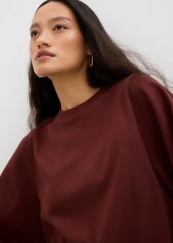 Femme bonprix T-Shirts & Tops|T-shirt oversize à manches amples, 100% coton