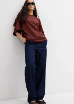 Femme bonprix T-Shirts & Tops|T-shirt oversize à manches amples, 100% coton