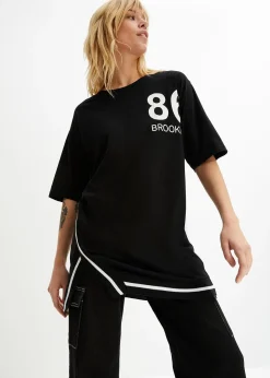 Femme bonprix T-Shirts & Tops|T-shirt oversize doux en viscose mélangée