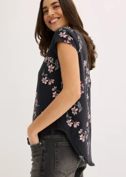 bonprix T-shirt oversize en coton extensible|Femme T-Shirts & Tops