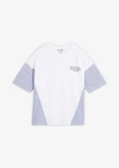 Femme bonprix T-Shirts & Tops|T-shirt oversize en coton extensible