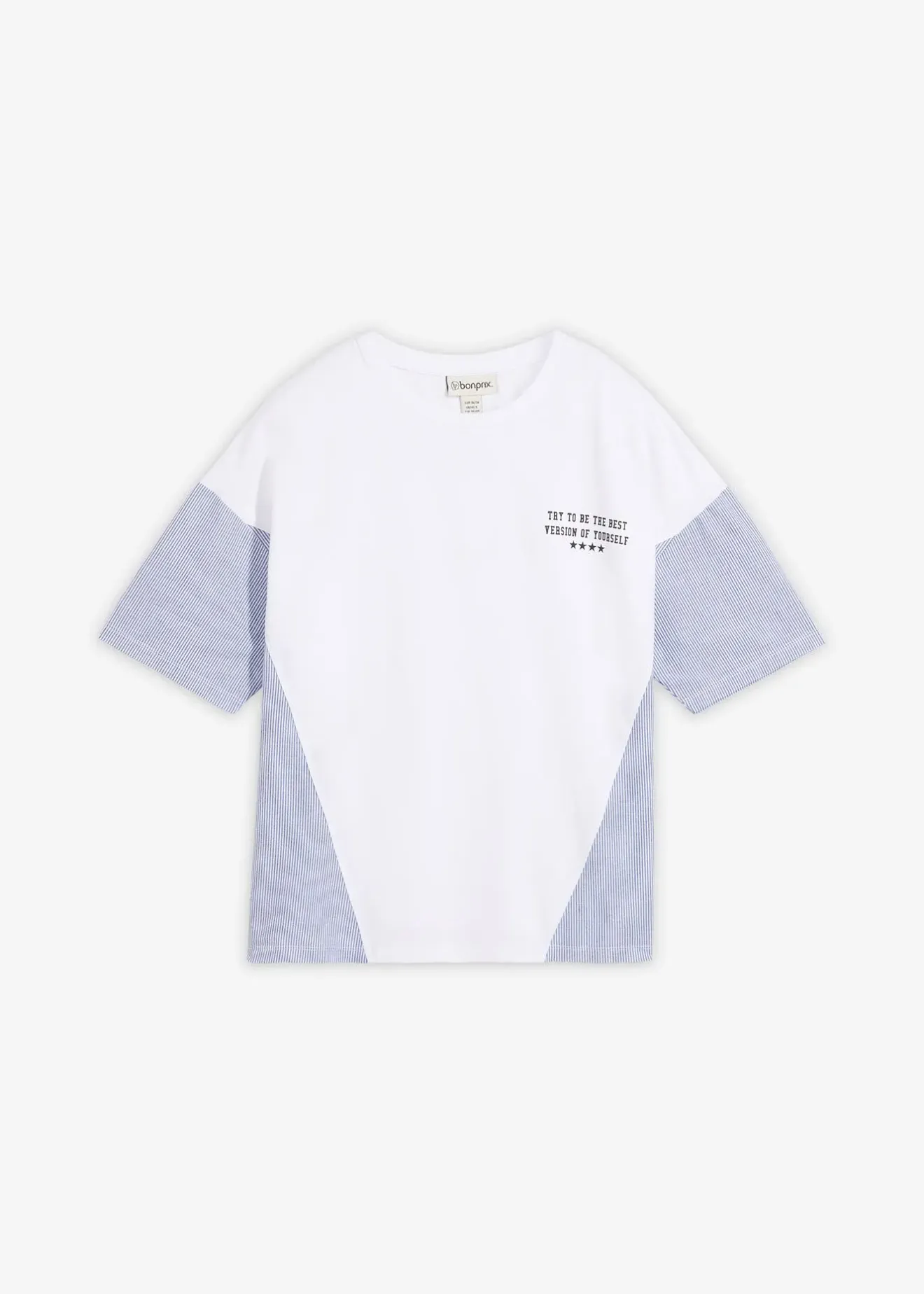 Femme bonprix T-Shirts & Tops|T-shirt oversize en coton extensible