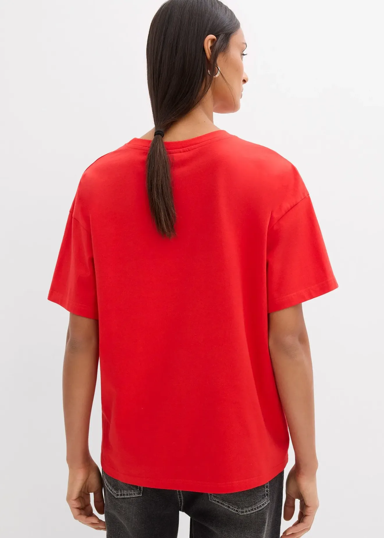 Femme bonprix T-Shirts & Tops|T-shirt oversize en coton extensible