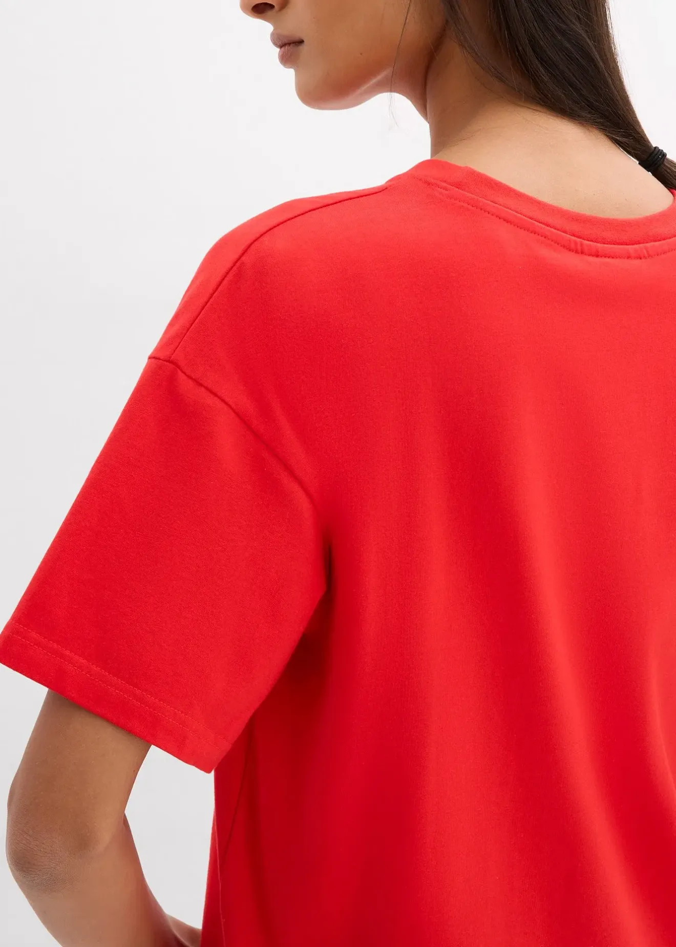 Femme bonprix T-Shirts & Tops|T-shirt oversize en coton extensible