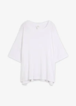 Femme bonprix T-Shirts & Tops|T-shirt oversize en viscose fluide