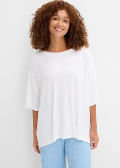 Femme bonprix T-Shirts & Tops|T-shirt oversize en viscose fluide