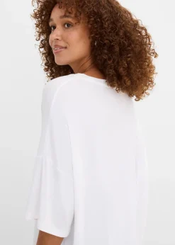 Femme bonprix T-Shirts & Tops|T-shirt oversize en viscose fluide