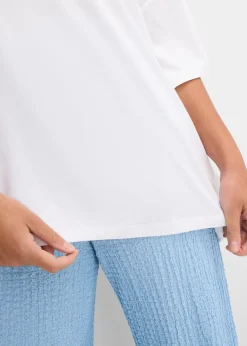 Femme bonprix T-Shirts & Tops|T-shirt oversize en viscose fluide