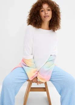 Femme bonprix T-Shirts & Tops|T-shirt oversize en viscose fluide