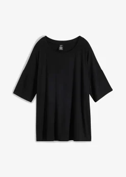 Femme bonprix T-Shirts & Tops|T-shirt oversize en viscose fluide