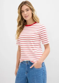 Femme bonprix Basiques|T-Shirts & Tops|T-shirt épais 100% coton