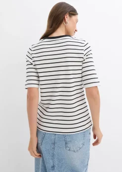 Femme bonprix Basiques|T-Shirts & Tops|T-shirt épais 100% coton