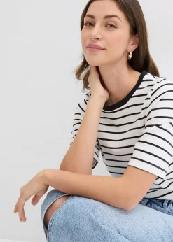 Femme bonprix Basiques|T-Shirts & Tops|T-shirt épais 100% coton