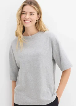 bonprix T-shirt épais oversize 100% coton|Femme Basiques|T-Shirts & Tops
