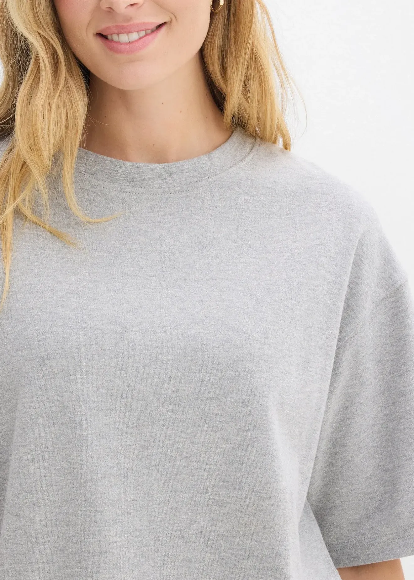 bonprix T-shirt épais oversize 100% coton|Femme Basiques|T-Shirts & Tops