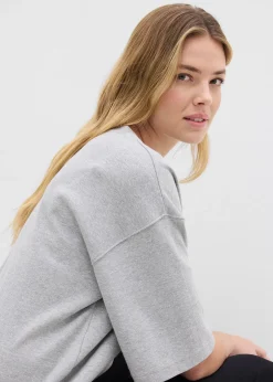 bonprix T-shirt épais oversize 100% coton|Femme Basiques|T-Shirts & Tops