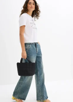 Femme bonprix T-Shirts & Tops|T-shirt raccourci en jersey