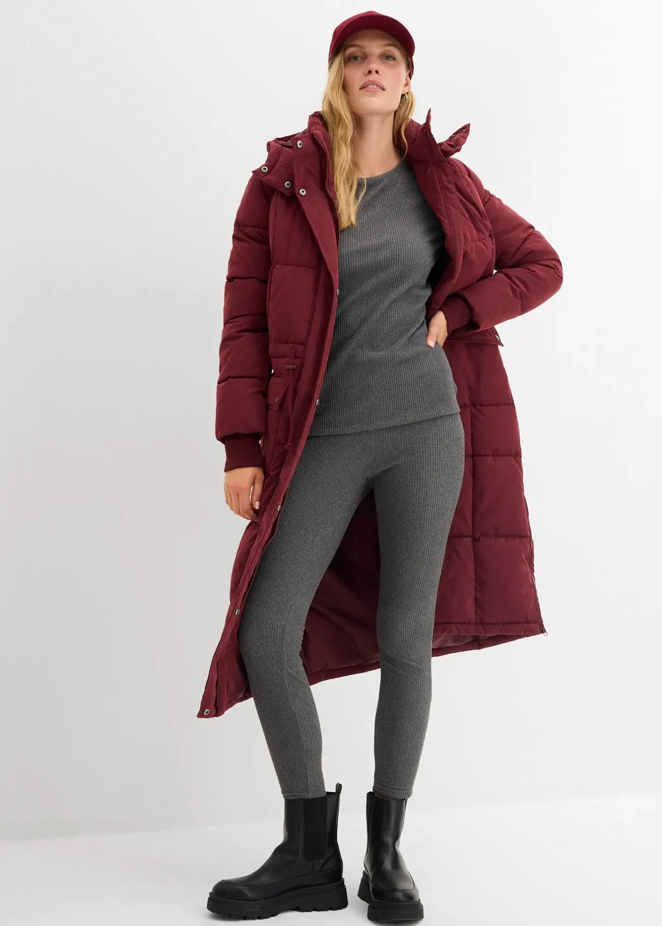 Femme bonprix Vêtements Thermiques|Vêtements De Plein Air|T-shirt thermique côtelé