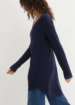 bonprix T-shirt viscose long, manches longues|Femme T-Shirts & Tops