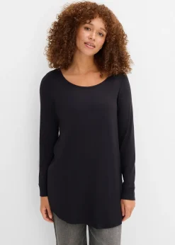 Femme bonprix T-Shirts & Tops|T-shirt viscose long, manches longues