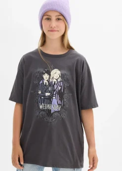 Enfant Wednesday Vêtements Enfant|Filles 9-16 Ans·T-Shirts & Chemisiers|T-shirt 100% coton
