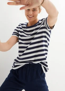 bonprix T-shirts col rond en coton|Femme Basiques|T-Shirts & Tops