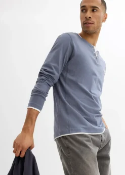 Homme bonprix T-Shirts & Polos|T-shirts manches longues, style 2en1