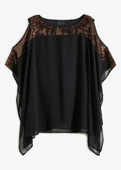 Femme bonprix Mode Festive|Chemisiers|Tunique à sequins