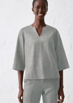 Femme bonprix Premium|Chemisiers|Tunique avec laine