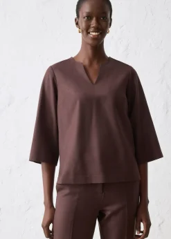 bonprix Tunique avec laine|Femme Premium|Chemisiers