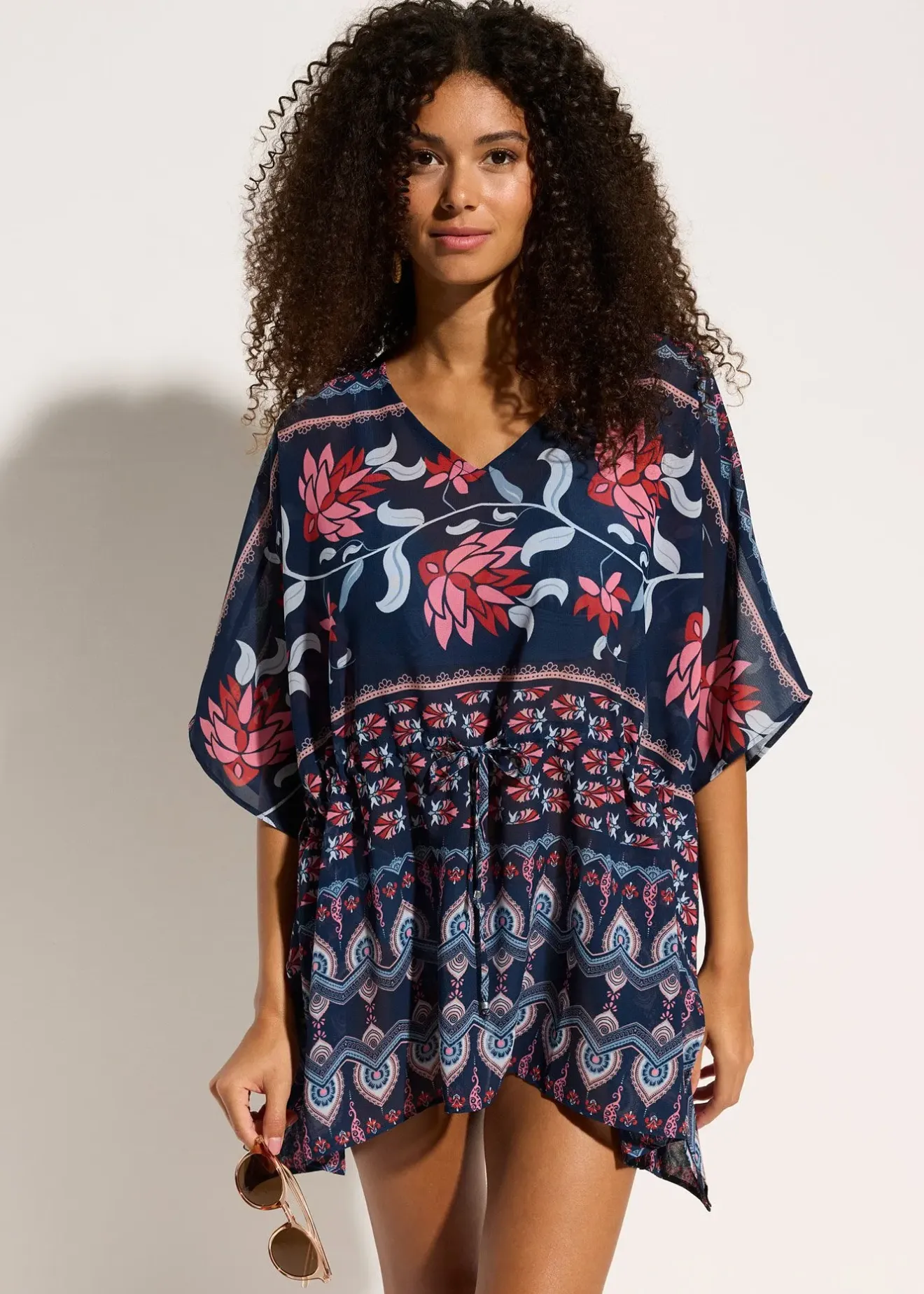 bonprix Tunique de plage en crêpe léger|Femme Vêtements De Plage